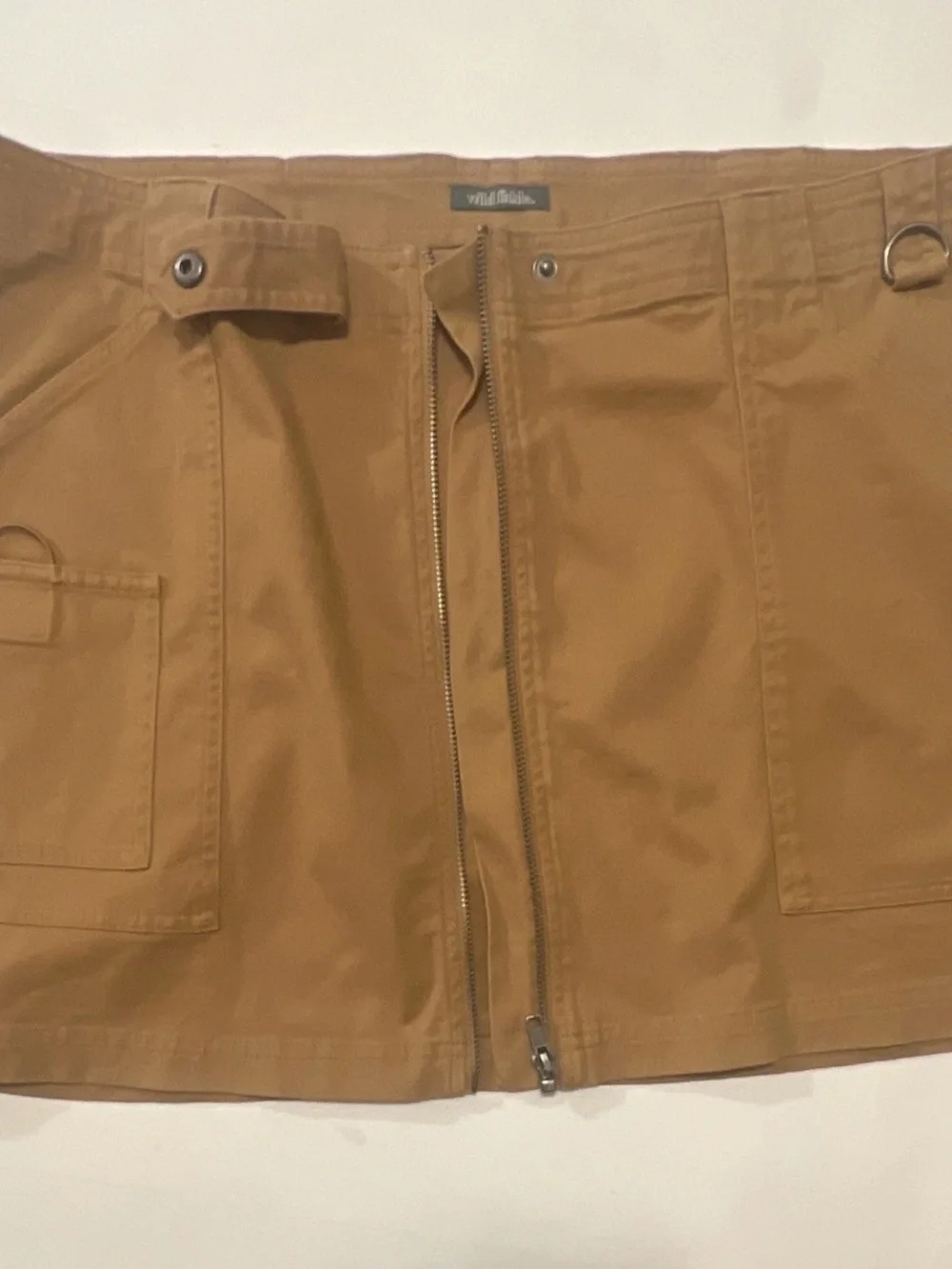 Wild Fable Brown Tan Cargo Mini Skirt  Size XL Utility Indie Sleaze Gorpcore Y2K